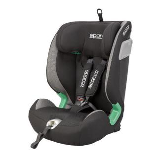 Autosedačka SPARCO 76-150 cm ISOFIX, šedo-čierna