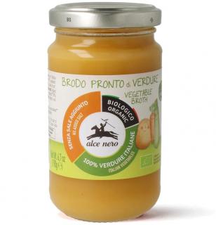 Alce Nero BIO bezlepkový zeleninový vývar pre deti bez pridaných cukrov, 190 g