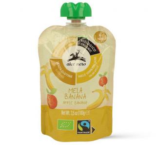 Alce Nero BIO kapsička jablko a banán, 100 g