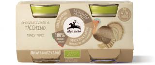 Alce Nero BIO Morčacie pyré, dojčenská výživa od 4. mes., 2x80 g