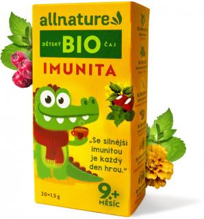 Allnature BIO Detský čaj Imunita, 20 x 1,5 g