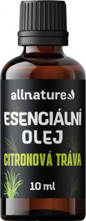 Allnature Esenciálny olej Citrónová tráva, 10 ml