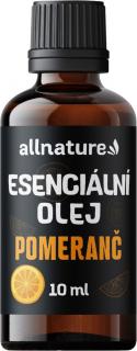 Allnature Esenciálny olej Pomaranč, 10 ml