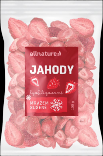 Allnature Jahoda sušená mrazom, 100 g