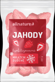 Allnature Jahoda sušená mrazom, 20 g