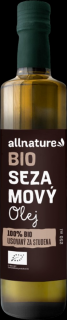 Allnature Sezamový olej BIO, 250 ml