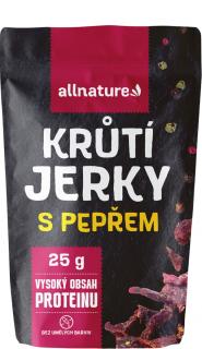 Allnature Turkey Jerky, Pepper, 25 g