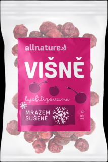 Allnature Višňa sušená mrazom celá, 15 g