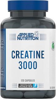 Applied Nutrition Creatine Monohydrate 3000, Kreatín, 120 vegán kapsúl