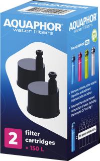 Aquaphor Náhradné filtre pre filtračnú fľašu na vodu City - 2 ks