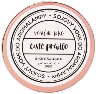 AROMKA Prírodný vonný vosk do aromalampy sójový, Čistá Bielizeň, 35 g