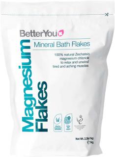 BetterYou Magnesium Bath Flakes, Magnesiové vločky do kúpeľa, 1 kg