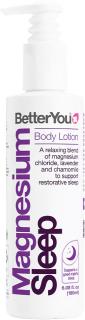 BetterYou Magnesium Body Lotion Sleep, Magnéziové telové mlieko - spánok, 180 ml