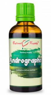 Bylinné kvapky Andrographis (právenka, mekín) - tinktúra, 50 ml