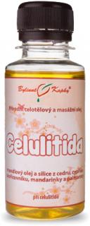 Bylinné kvapky Celulitída - masážny olej celotelový, 100 ml