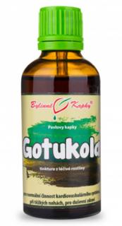 Bylinné kvapky Gotukola (gotu kola) - tinktúra, 50 ml