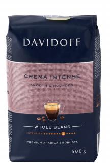 Davidoff Crema Intense, zrnková káva, Arabica & Robusta, 500 g