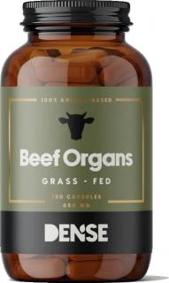 Dense Beef Organs, Hovädzie Orgány, 650 mg, 180 kapsúl