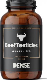 Dense Beef Testicles, Hovädzie Semenníky, 400 mg, 180 kapsúl