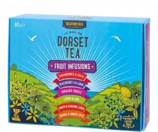 Dorset Tea Mix ovocných a bylinných čajov - Malý box 30 vrecúšok, 6 druhov