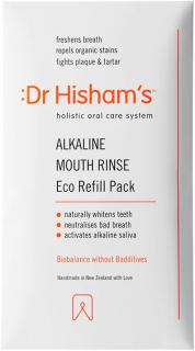 Dr Hisham's Alkaline Mouth Rinse Refill Pack, Doplňovacie balenie alkalickej ústnej vody, 100 g