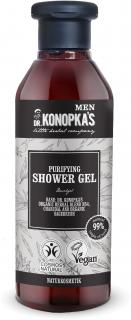 Dr. Konopka's Men Purifying Shower Gel, Čistiaci sprchový gél pre mužov, 280 ml