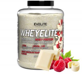 Evolite WheyElite Protein - Biela čokoláda a malina, 2000 g