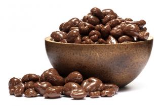 GRIZLY Arašidy v mliečnej čokoláde, 500 g