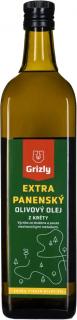 GRIZLY Olivový olej extra panenský, 1000 ml