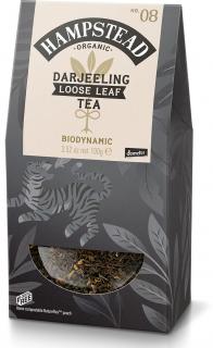 Hampstead Tea London BIO Čierny sypaný čaj Darjeeling, 100 g