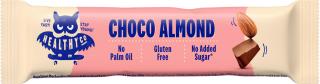 HealthyCo Milk chocolate bar with almonds, Mliečna čokoláda s mandľami, 27g