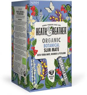 Heath & Heather Organic Botanical Slim Mate, BIO Čaj pre štíhlosť, 20 vrecúšok