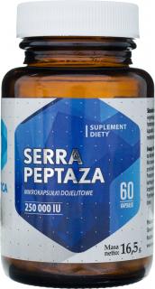 Hepatica Serrapeptáza, 250 000 IU, 60 kapsúl