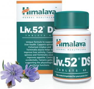 Himalaya Liv 52 DS (Double Strength), 60 tabliet - normálna funkcia pečene