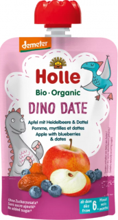 Holle BIO Kapsička - jablko s čučoriedkami a datľami, 100 g
