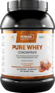 Human Protect Pure Whey Protein, Slaný karamel, 900 g