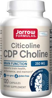 Jarrow Citicoline (CDP cholín, Cognizin), 250 mg, 120 kapsúl