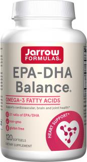Jarrow EPA-DHA Balance, 400 + 200 mg, 120 softgelových kapsúl