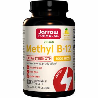 Jarrow Methyl B-12, 1000 mcg, 100 pastiliek - Citrón