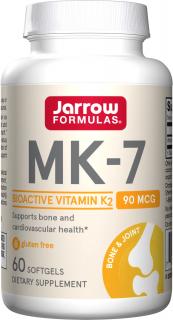 Jarrow Vitamin K2 MK-7, 90 mcg, 60 softgel kapsúl