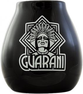 Keramická kalabasa Guarani, Čierna, 350 ml