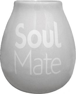 Keramická kalabasa Soul Mate, Svetlosivá, 350 ml
