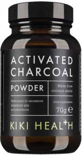 Kiki Health Activated Charcoal Powder, Aktívne uhlie v prášku, 70 g