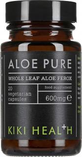 Kiki Health Aloe Pure, 600 mg, 20 rastlinných kapsúl