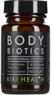 Kiki Health Body Biotics, 8 SBO bakteriálnych kmeňov, 400 mg, 30 vegán kapsúl