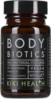 Kiki Health Body Biotics, 8 SBO bakteriálnych kmeňov, 400 mg, 60 vegán kapsúl