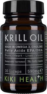 Kiki Health Krill Oil, 590 mg, 30 Licaps