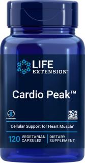 Life Extension Cardio Peak, Arjuna & Hawthorn extract, 120 rastlinných kapsúl
