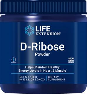 Life Extension D-Ribose Powder, D-Ribóza v prášku, 150 g