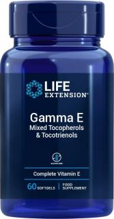 Life Extension Gamma E with Tocopherols & Tocotrienols, 60 softgel kapsúl